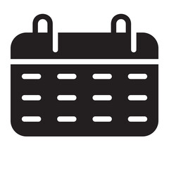calendar glyph icon