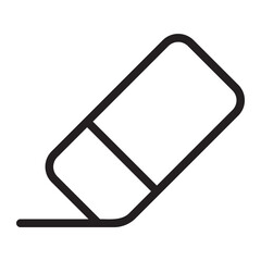 eraser line icon