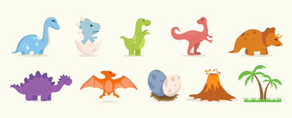 Dinosaur vector collection