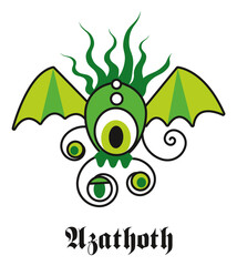 MONSTRE Lovecraft CTHULHU Azathoth œuf ailé grand ancien 3
