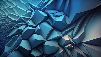 Bright blue background new quality universal colorful technology stock image illustration design, generative ai