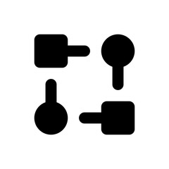 workflow glyph icon