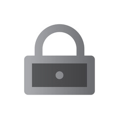 lock two tone gradient icon