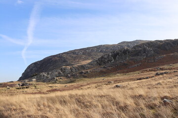 Snowdonia ogwen valley, carneddau in spring