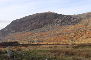 Snowdonia ogwen valley, carneddau in spring