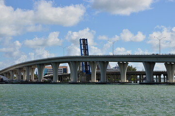 Bridge in Downtown Miami, Florida