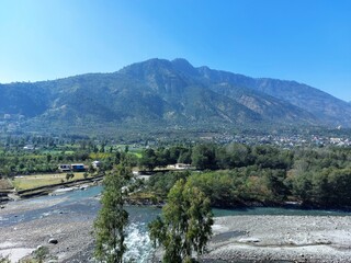 river in the mountains