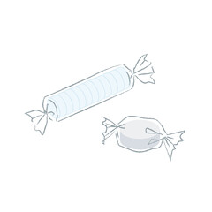 駄菓子のイラスト　ラムネ２