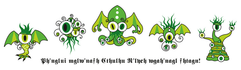 P'tits anciens Lovecraft CTHULHU 4