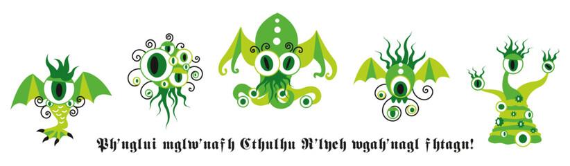 P'tits anciens Lovecraft CTHULHU 5