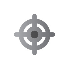 Obraz premium target two tone gradient icon
