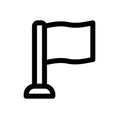 flag line icon