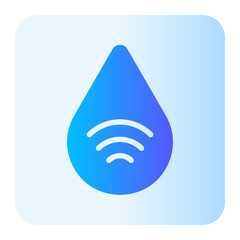 humidity sensor gradient icon