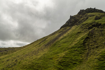 Old Man of Storr wild landscape, Isle of Skye, Scotland