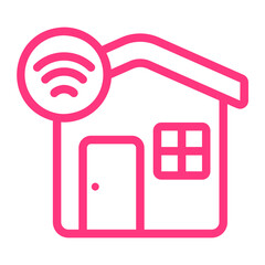 smart home gradient icon