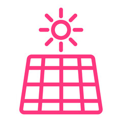 solar cell gradient icon