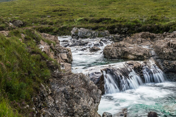 Amazing landscape of the Isle of Skye, Scottish Highlands, UK