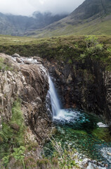 Amazing landscape of the Isle of Skye, Scottish Highlands, UK