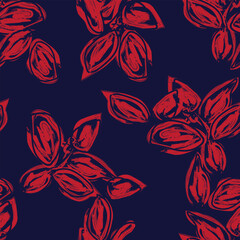 Abstract Floral Seamless Pattern Design
