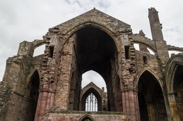 Ruins of Melrose Abbey, Scotland