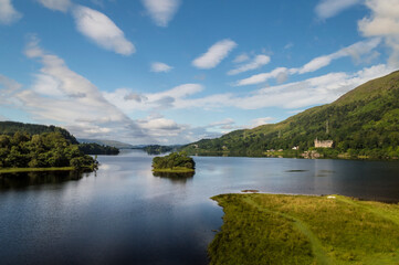 Fototapeta na wymiar Beautiful landscape of Scotland, UK