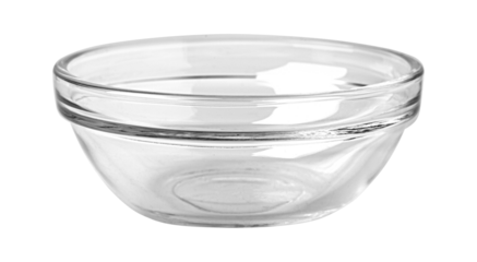 glass bowl isolated