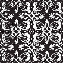 Touch of timeless elegance to your decor with our monochrome floral wallpaper. Featuring intricate Indian-inspired motifs, this stunning backdrop is perfect for any room in your home