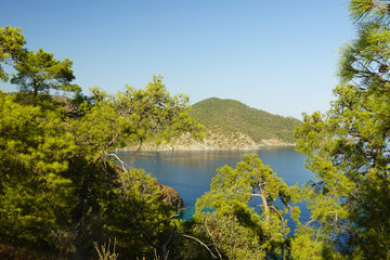 The panorama from the Lycian Way, Turkey