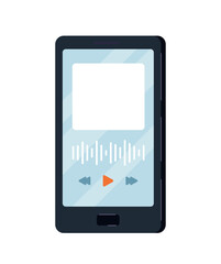 Smartphone with audio file