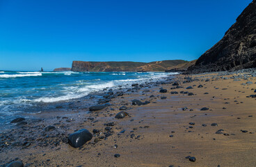 Cliffs in the Algarve West Coast