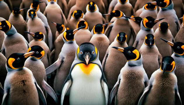 Emperor penguins.