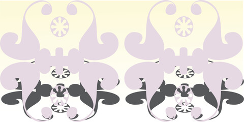 background pattern with shaded arrangement of geometric connected images