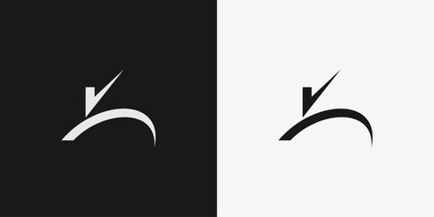 Simple and unique K logo design