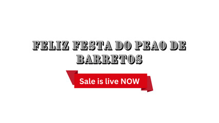 Feliz Festa do Peao de Barretos Wish with Sale is live now banner