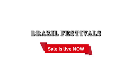Brazil Festivals Wish with Sale is live now banner