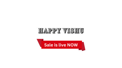 Happy Vishu Wish with Sale is live now banner