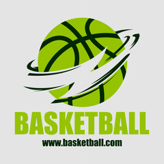 logo basket design dynamique