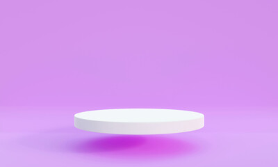 Minimal scene with geometrical shapes. Cylinder podiums background. to show cosmetic product, Showcase, shopfront, display case. 3D Rendering