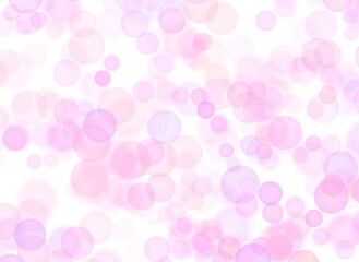 濃淡なピンク色の淡い水玉模様の背景素材イラスト