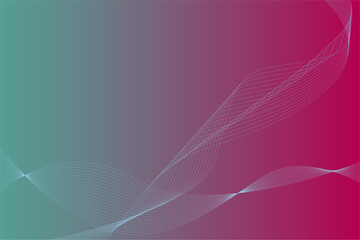 vector abstract background in blue and pink gradient with lines