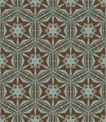 Abstract tileable geometric pattern. A seamless background, vintage texture.	
