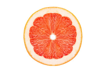 Fototapeta na wymiar Fresh, juicy grapefruit. Cut. Isolated on white background.