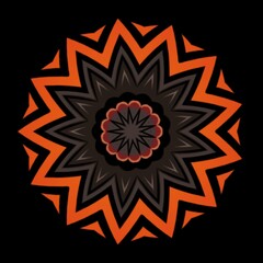 Mandala abstract ornate ornamental concept for element design