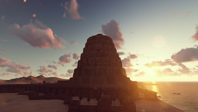 The Tower Of Babel 3D Video Animation