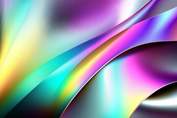 A Holographic Foil Background Overlay. Generative AI