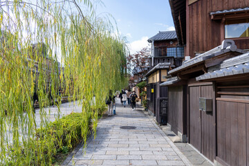 京都府　祇園の風景