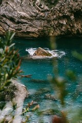 river in the mountains