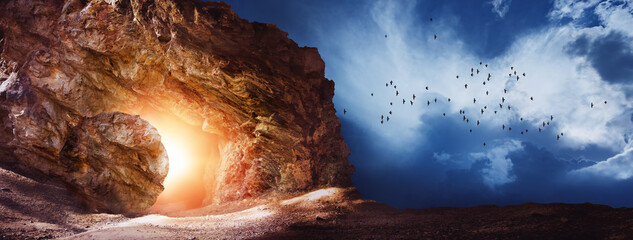 Resurrection Of Jesus Christ, Tomb Empty, Easter