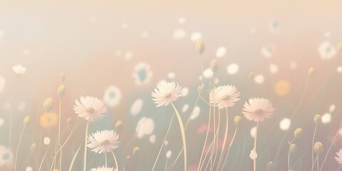 Soft background color with floral theme design, awesome for banner card or background design
