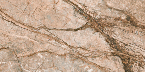 Rain Forest brown marble texture background with thin curly veins across the surface. Marble abstract background for ceramic slab tile, wallpaper and kitchen interior design. Matt marble granite. 